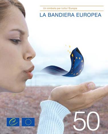 Manifesto per i 50 anni dell'Europa - La bandiera Europea