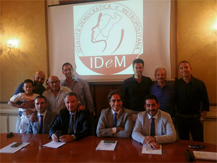 Conferenza stampa del nuovo gruppo consiliare "Identit Democrati