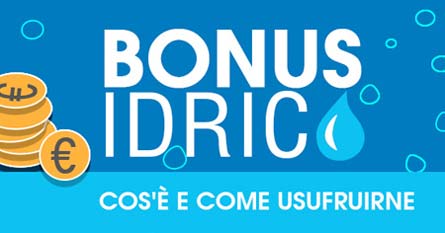 Bonus idrico - Bonus acqua