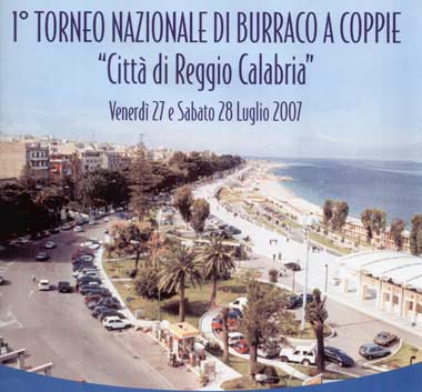 I Torneo Nazionale di Burraco "Citt di Reggio Calabria"