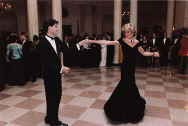 Lady Diana con John Travolta