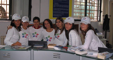 Volontari del Progetto "L'Europa a portata di mano"