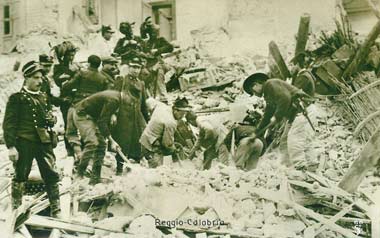 L'opera di soccorso dell’Esercito Italiano a Reggio Calabria