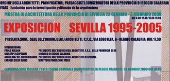 Mostra di Architettura -  Exposicion "Sevilla 1995-2005"