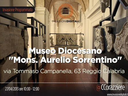 #INVASIONIDIGITALI al Museo diocesano di Reggio Calabria
