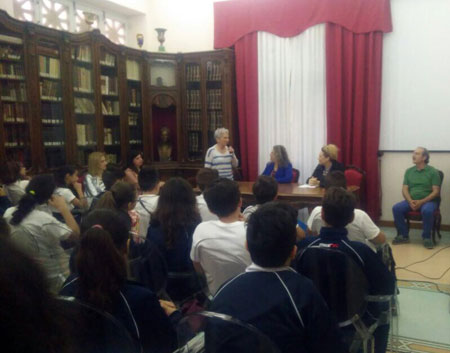 Biblioteca - incontro con studenti dell'I.C. "Radice Alighieri" di Catona