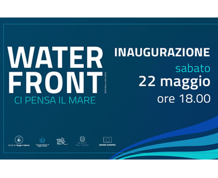 Invito inaugurazione Waterfront - sabato 22 maggio 2021