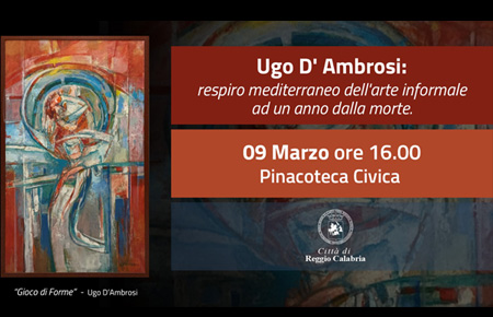 Pinacoteca - opera pittorica "Gioco di Forme" del Maestro Ugo d'Ambrosi